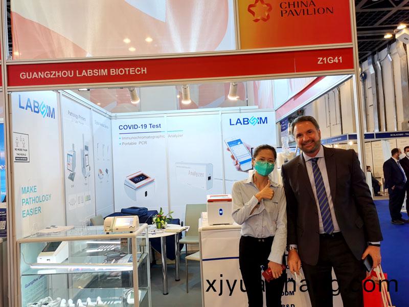 【展(zhan)會(hui)迴(hui)顧(gu)】藍勃生物精(jing)綵(cai)亮(liang)相2022 MEDLAB Middle East